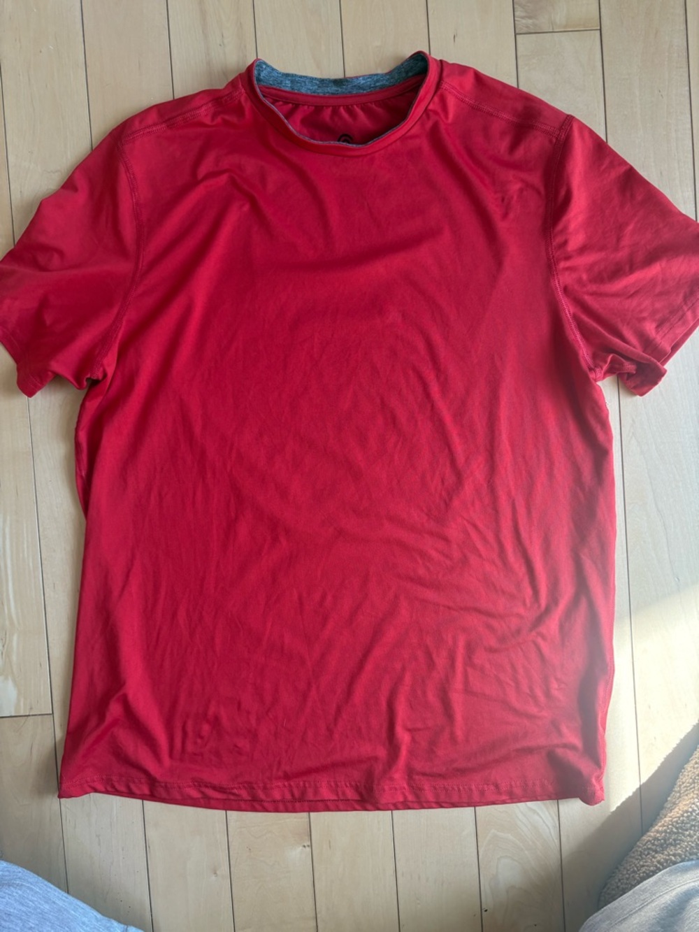 Champion Mens Red Dri-Fit TShirt Size Large